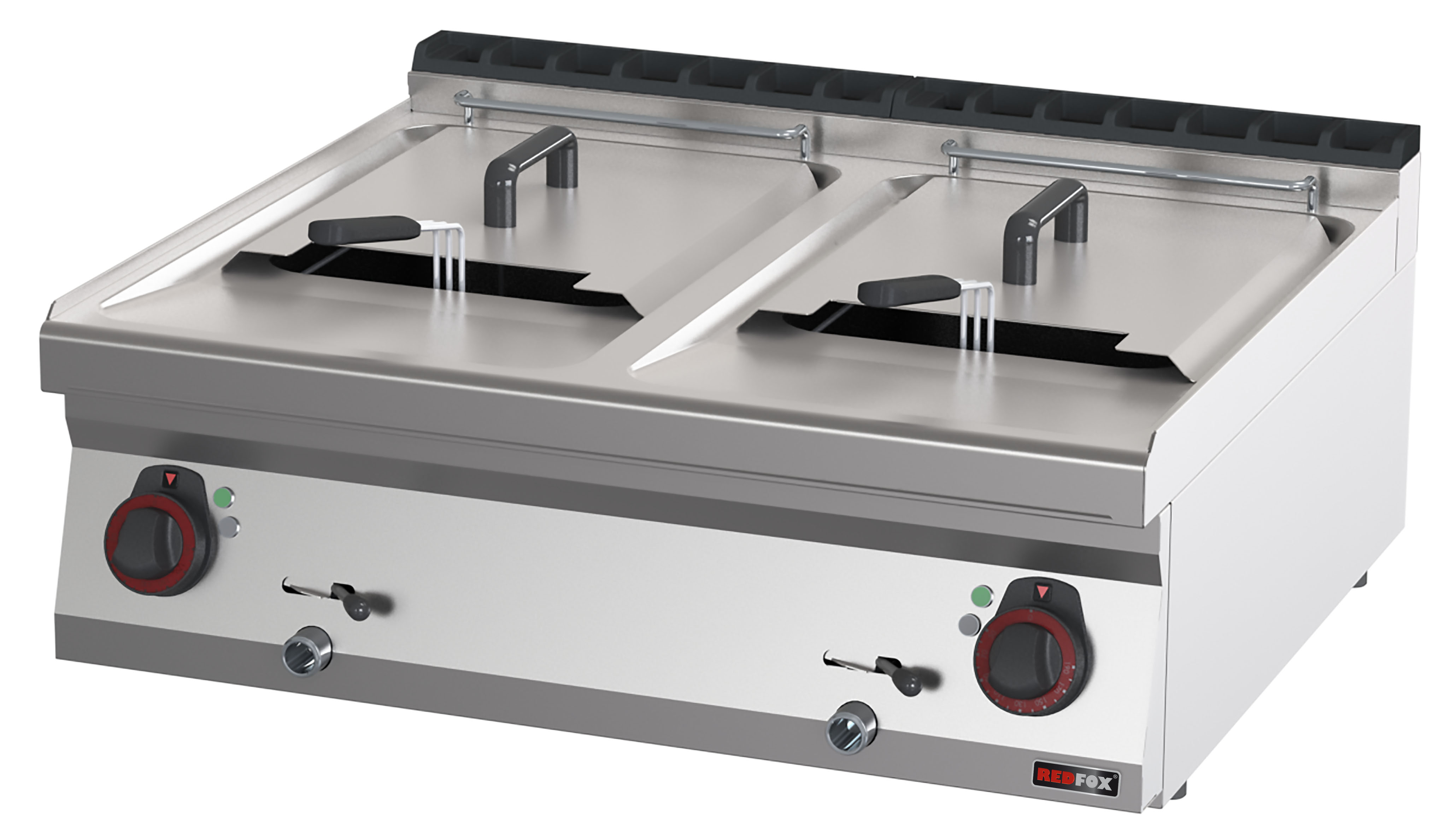 Frit�za elektrick� 2x 13l FE 70/08 E s v�pust� REDFOX